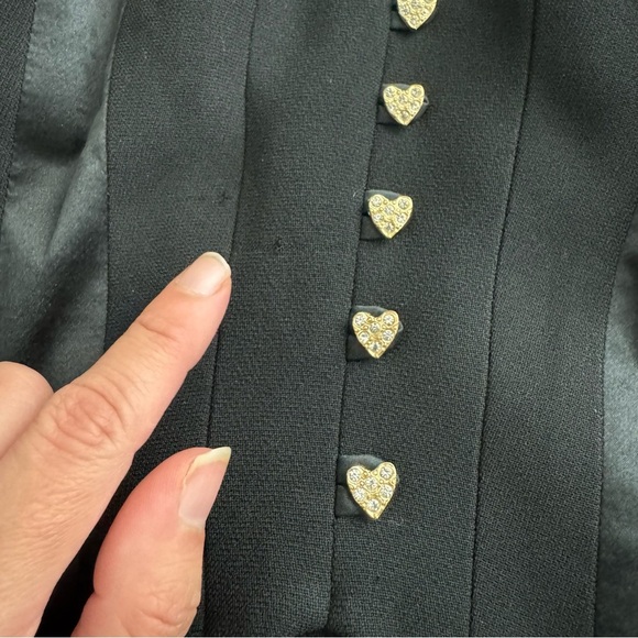 Alberto Makali Jumpsuit Black Tuxedo Sleeveless Racerback Vintage 80s Size 2 - Picture 6 of 8